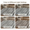 thumbnail image 7 of ODIKA 8'x10' Washable Area Rug Black White Corridor Alfombras Modern Striped Design with Symmetrical Bands for Living Room, Under Sectional, Family , Durable, Non-Slip, 7 of 7