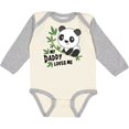 thumbnail image 3 of Inktastic My Daddy Loves Me- cute panda Boys or Girls Long Sleeve Baby Bodysuit, 3 of 5
