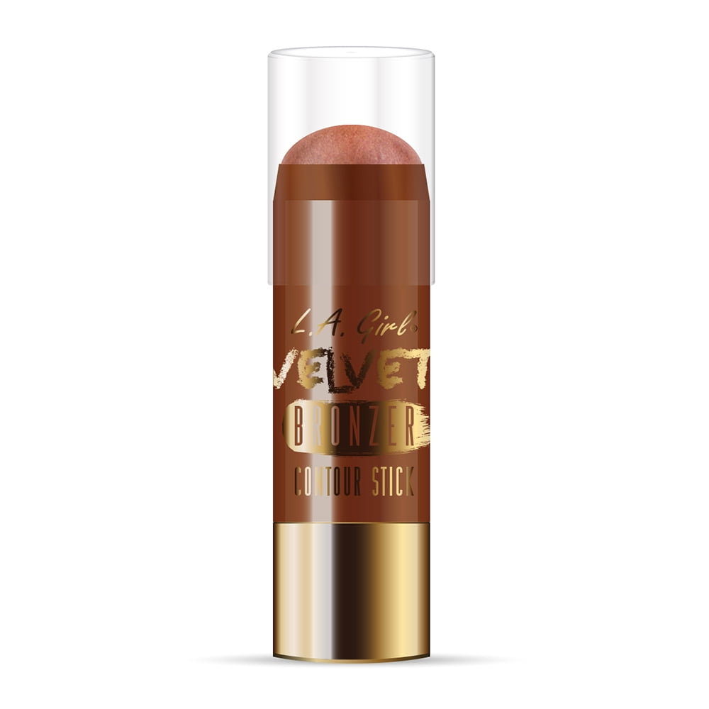 LA Girl Velvet Contour Bronzer Sticks, Brazen, 0.2 Oz