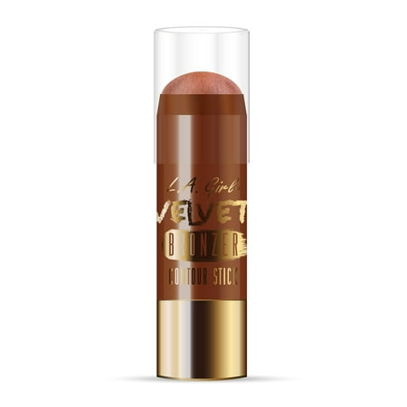 LA Girl Velvet Contour Bronzer Sticks, Brazen, 0.2 (Best Bronzer For Contouring Olive Skin)