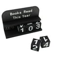 thumbnail image 4 of Books Read This Year Counter, Books Read This Year Sign, 3D Printed Book Tracker Sign, Book Counter Book Tracker, Book Counter Sign Books Read Counter, Reading Tracker, Gifts for Book Lovers, Black, 4 of 6