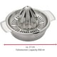 thumbnail image 4 of Zitronen-/Zitruspresse mit Behälter, Durchmesser: 13cm, Fassungsvermögen: 350 ml, Rostfreier Edelstahl, Plata Zhivalor MZQ-0322, 4 of 7