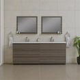 thumbnail image 4 of Alya Bath Paterno 84" Modern Wood Freestanding Bathroom Vanity in Gray, 4 of 7