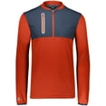 thumbnail image 3 of Holloway Sportswear XL Weld Hybrid Pullover Orange/Carbon 229596, 3 of 5