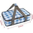 thumbnail image 4 of Numjaw Casserole Carrier for Hot or Cold Food,Insulated Casserole Travel Carry Bag,Pie Carrier,Casserole Dish with Lid and Carrying Case,Food Warmer Bag for Party/Picnic, 4 of 7