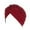 Wine, variant on Fgnfyis WomenâS Turbans Knot Tied Bonnet Cap, Headwraps Hats with Forehead Folds - Hats for Women