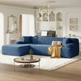 thumbnail image 2 of SOULART 111" U_Style Modern Large L-Shape Modular Sectional Sofa, 2-Piece Free Combination, 3-Seater, Polyester Chenille Fabric, Foam & Pocket Spring, 2 of 15