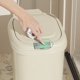 thumbnail image 5 of Bote de basura con escalón, gran capacidad, versátil, con diseño de tapa elegante, para cocinas, salas de estar y baños, L 15L, 5 of 15