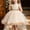 Rose Gold, variant on Girls Mini Gown Sequin Embroidery Flower Ruffle Sleeve Cinched A-Line Tutu Princess Dress Kids Elegant Fluffy Mesh Layered Dresses Wine 3-4 Years