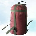 thumbnail image 2 of CIMAXIC Sac de Compression Sac de Couchage Sac de Compression Portable pour Couettes Sacs de Rangement pour Camping Randonnée Sac à Dos (Claret), 7.09"X7.09"X14.96 Pouces, 2 of 4