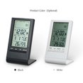 thumbnail image 3 of Mini Digital Thermometer Indoor Hygrometer Room ℃/℉ Temperature Humidity Monitor Meter Gauge Alarm Clock Thermo Hygrometer with Max Min Value Display, 3 of 7