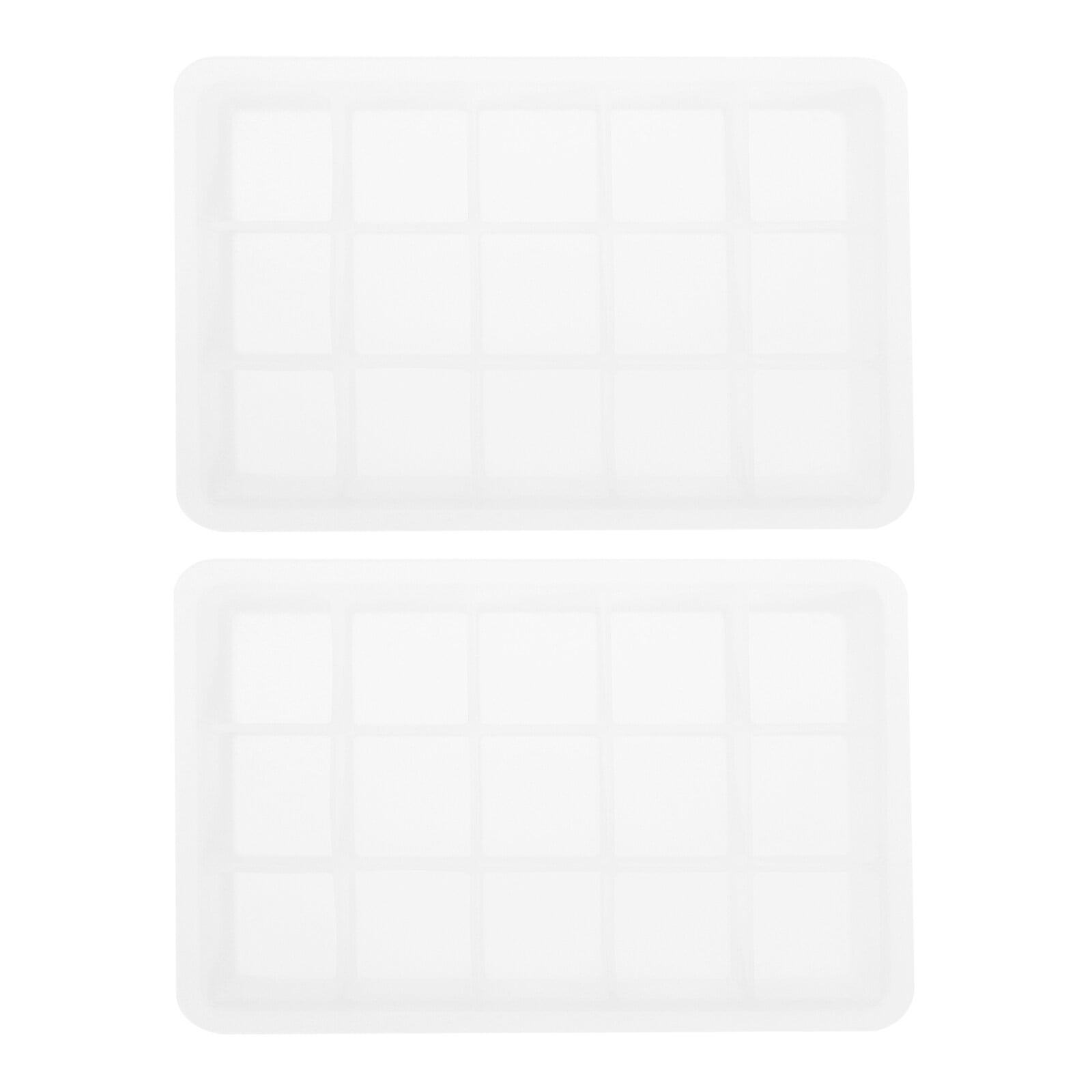 Household ice tray 2 Pcs Silicone Cube Ice Tray Easyrelease Ice Trays