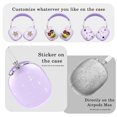 thumbnail image 5 of Aiaabq Funda Para Airpods Max Funda Antirrayas Para Almohadillas Para Los Oídos/Cubierta Para Las Orejeras/Cubierta Para La Diadema Para Airpods Max. Tpu Suave Transparente Y Piel De Silicona A Prueba, 5 of 5