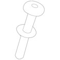 thumbnail image 3 of New Genuine Nissan Knob Lock, Rr Seat Back OE 886453VM0B, 3 of 10
