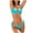 Blue, variant on Bathing Suits for Women Xunlbb Women Neck Strap Three-point Split Swimsuit Two-piece Suit Racerback Tops with Bikinis Bottom