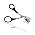 thumbnail image 4 of Tijeras recortadoras de cejas con peine, tijeras para pestañas y cejas masculinas y femeninas, maquinilla de afeitar facial de acero inoxidable de seguridad, tijeras de belleza para maquillaje, 4 of 5