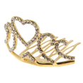 thumbnail image 3 of Mini tiara de cristal Colcomx Tiara de princesa con peine, 3 of 8