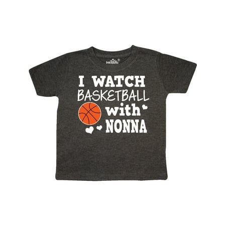 

Inktastic I Watch Basketball with Nonna Gift Toddler Boy Girl T-Shirt