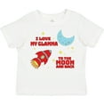 thumbnail image 3 of Inktastic I Love My Glamma to the Moon and Back Boys or Girls Toddler T-Shirt, 3 of 5