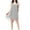 Gray B, variant on Stamzod Nightgowns for Women 2026 Solid Spaghetti Strap Chiffon Night Dress Summer Crisscross Back Pajama Dress for Women Gray L