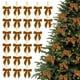 thumbnail image 1 of 24 Lazos Navideños Pequeños de Terciopelo | Mini Lazos de Cinta Suave de 8 Cm con Pinzas Metálicas | Ideales para Decorar Árboles, Coronas, Papel de Regalo, Regalos de Fiesta, Bolsas de Dulces y Manu, 1 of 6
