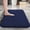 Blue, variant on Thickened solid color bathroom non-slip floor mat shower room door absorbent foot mat square long hair toilet mat