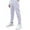 Gray, variant on Maean Kids Boys Cotton Sweatpant High Waist Casual Straight Leg Trousers Athletic Pants with Pockets