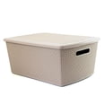 thumbnail image 2 of Guateplast - Set de 3 Cestas de Almacenamiento Plásticas de 22 Litros | Contenedores Plásticos para Organizar el Hogar | Organizadores | Cajas de Plástico | Cajas de a, 2 of 9