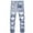 Type B, variant on GYRATEDREAM Kid Boys Ripped Destroyed Straight Leg Jeans Children Fashion Skinny Fit Elastic Waist Distressed Denim Pants Stretch Slim Trousers for 5-13 Years