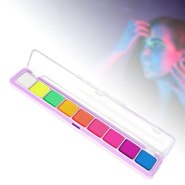 Face Body Paint Luminous Fluorescent Face Paint for Theater Halloween Adults