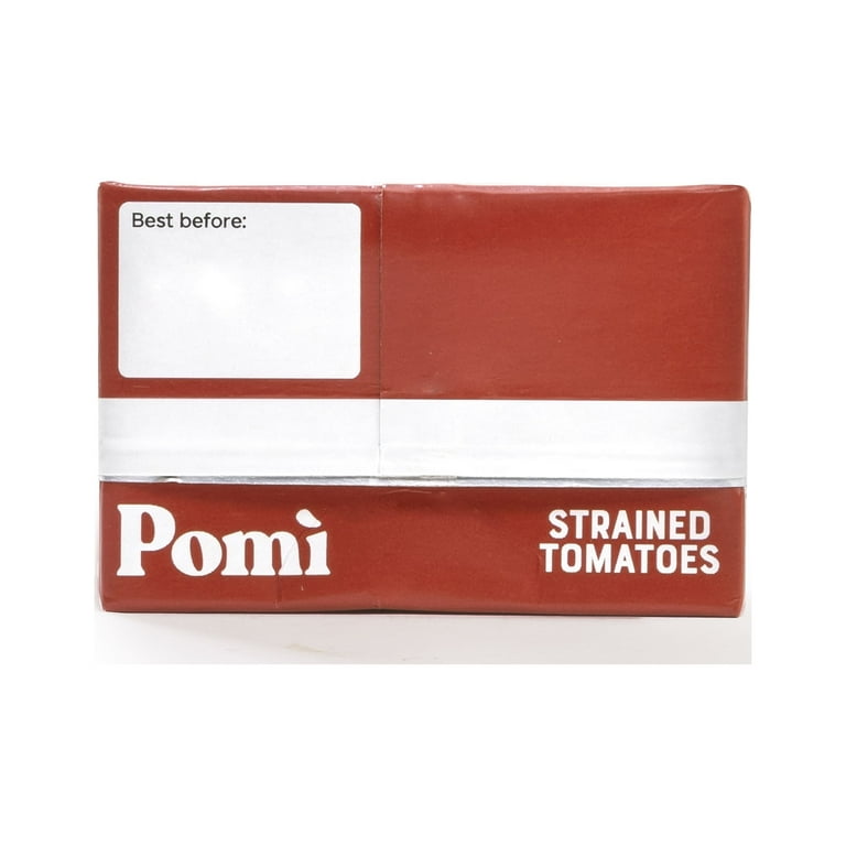 12 pack) Pomi Strained Tomatoes, 26.46 oz, 1/4 Cup per serving, 12