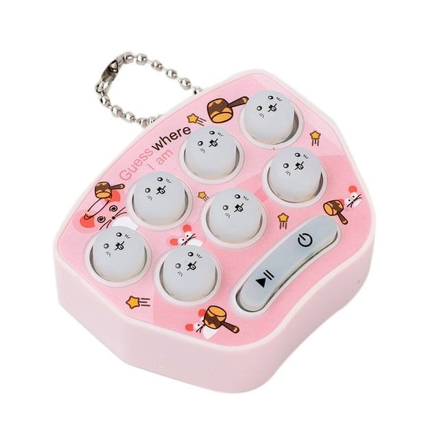 Botón de Hámster Electrónico Llave de Juguete Mini Hámster Juego de Memoria Juguete Botón de Hámster Electónica Mácina de Juego