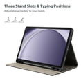 thumbnail image 3 of Funda para tableta ProCase Galaxy Tab A9 Plus de piel sintética de 11 pulgadas, color negro, 3 of 8