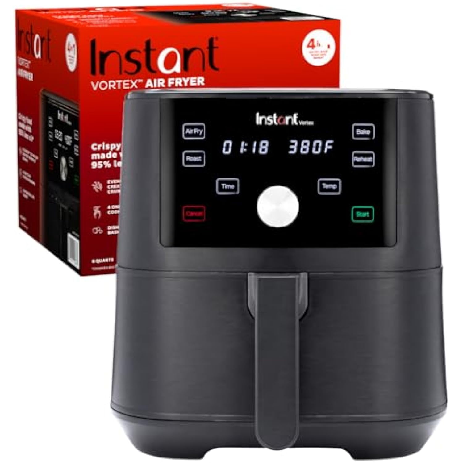 Instant Pot Vortex Plus Pro Air Fryer, 10 Quart 9-in-1