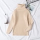 thumbnail image 2 of Suéter De Cuello Alto Para Niños Pequeños Suéter De Punto Para Bebés Suéter Suave Sólido Cálido Suéter De Ganchillo Beige Odeerbi LM103-728, 2 of 4