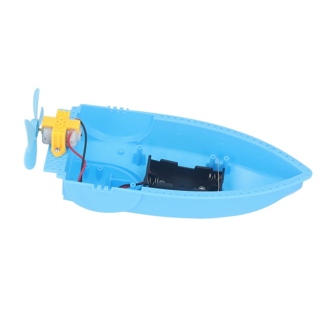 DIY Electric Boat, Plastic Blue DIY Boat Toy Multi Purpose For Students For School Project
