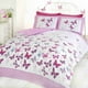 thumbnail image 1 of Juego de Funda Nórdica Rosa Fluttering Butterfly Girl Bedding Twin Or Full, 1 of 3