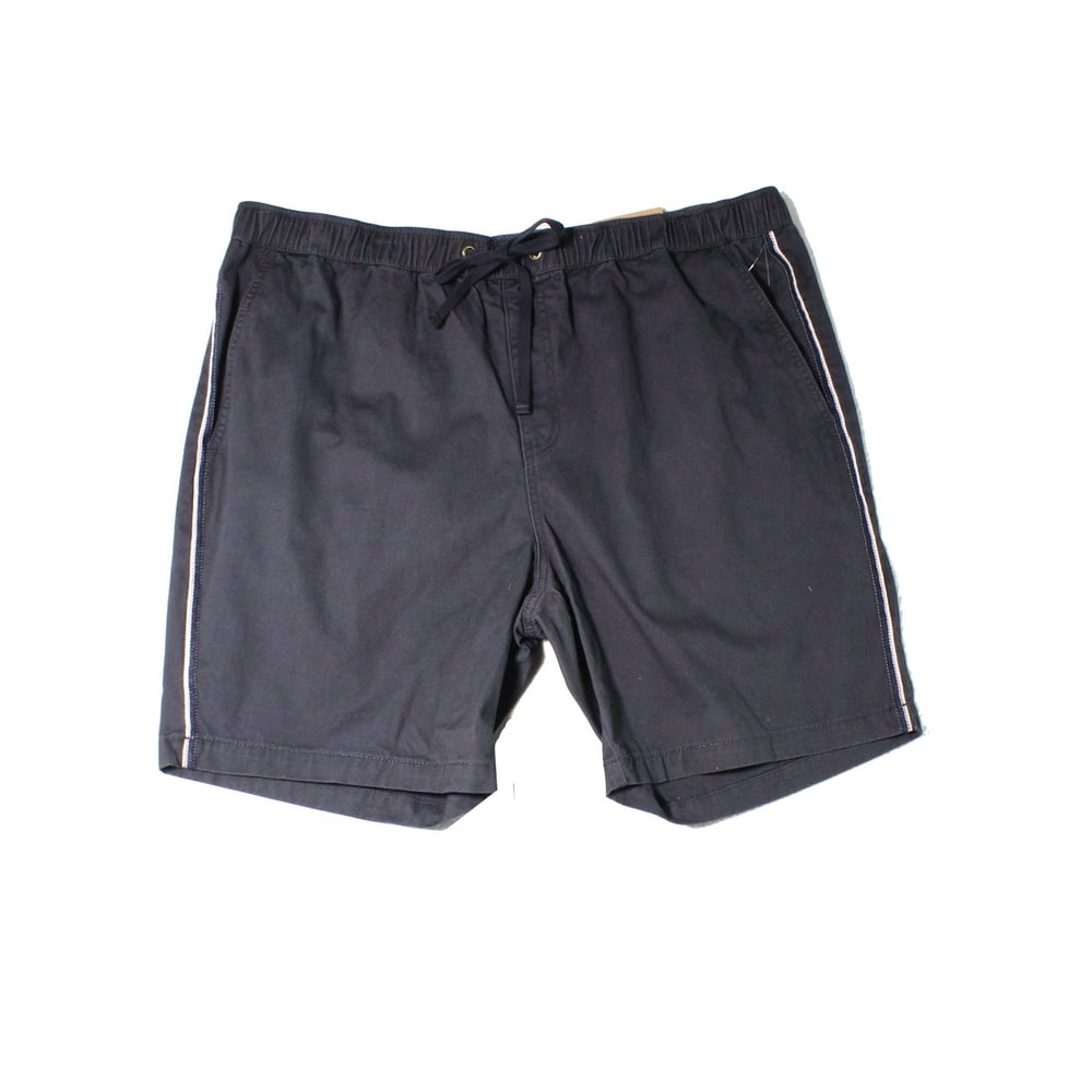 navy blue pull on shorts