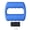Blue, variant on Xirurus Wearable Percussion Massager Ring Deep Tissue Muscle Therapy High Frequency Vibration 5 Speed Fast Charging Electric Back Waist Legs Care, Black (10 inches / 25.4 cm)