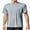 Gray/Dark Gray, variant on Charmo Mens UPF 50+ Swim Shirts Quick Dry Short Sleeve Swimsuit Tops Sun Protection Running Sufring Rash Guards