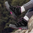 thumbnail image 6 of YOURDIARY Womens Mens Waterproof Anti-Slip Hiking Boots Outdoor Trekking Camping Trail Hiking Shoes, 6 of 8