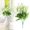 White, variant on Artificial Lily of The Valley White Faux Floral for Condolence Memorial Wedding Home Table Vase Centerpieces Decor,Realistic Artificial Flowers,Artificial flowers仿真花