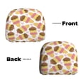 thumbnail image 4 of Goofa Cute Ice Cream Pattern 2 PCS Car Headrest Cover, Headrest Protector,Universal Interior Car Accessories, 4 of 6