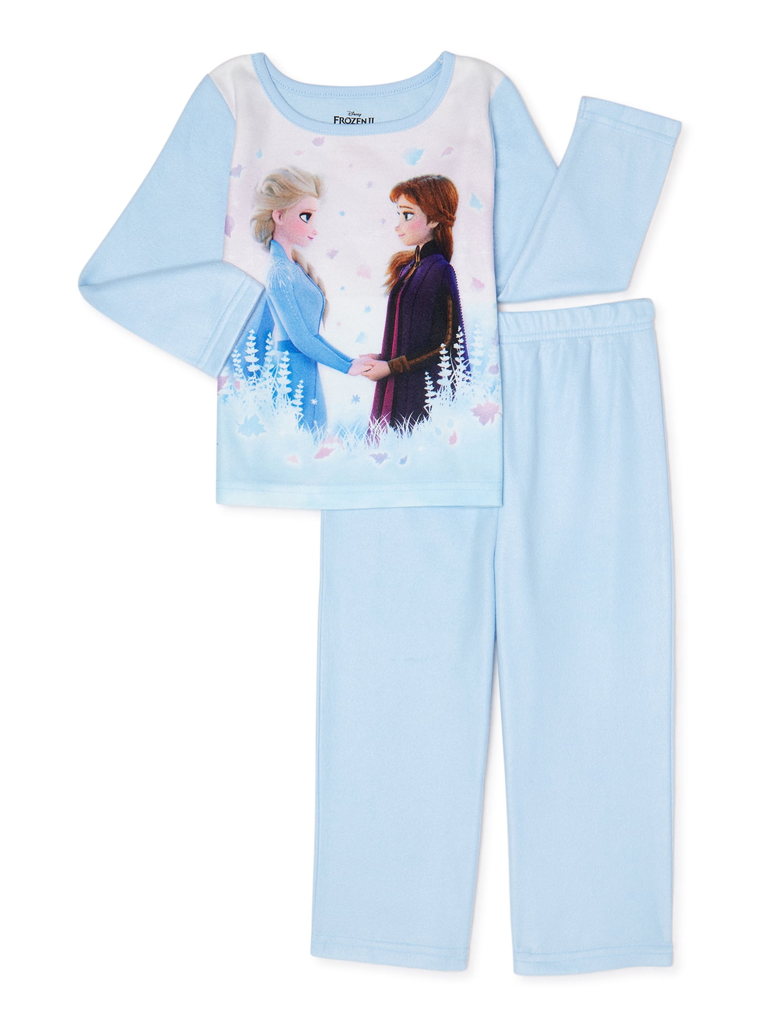 3T or 5T FROZEN 2 ELSA Basic Fleece Pajamas Sleepwear Set NWT Toddler's Size 2T 
