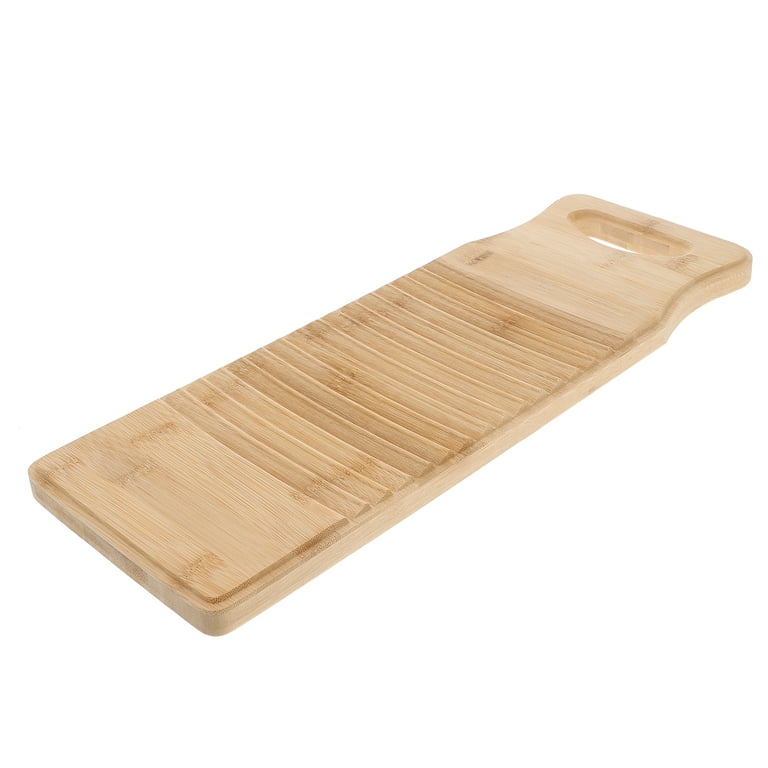 Bamboo Wood Washing Washboard Home Hand Wash Laundry Board for