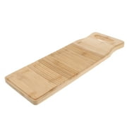 Bamboo Wood Washing Washboard Non-slip Home Washing Scrubbing Board Creative Laundry Board Washboard Hand Wash Board for Home