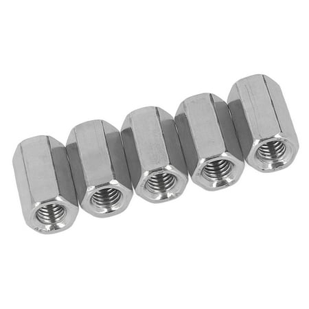 

Hex Coupling Nut Fine Thread Coupling Nuts 20PCS Rustproof Standard Size For Stud Connection