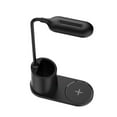 thumbnail image 5 of 3-in-1 Multi-Function Table Lamp, LED Desk Lamp with 15W Wireless Charger & Pen Holder, 3 Brightness Levels, Touch Control, Flexible Gooseneck, Eye-Caring Energy-Saving, for Home Office Study, 5 of 9