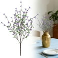 thumbnail image 3 of 1 Pcs Artificial Wild Flower, Realistic Silk Blooms, Faux Long Stems Flower for Wedding Home Office Bedroom Spring Party Decor 15.74", 3 of 9