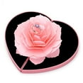 thumbnail image 4 of Heart-shaped rose rotating ring box Creative flower lifting proposal ring box, 4 of 6